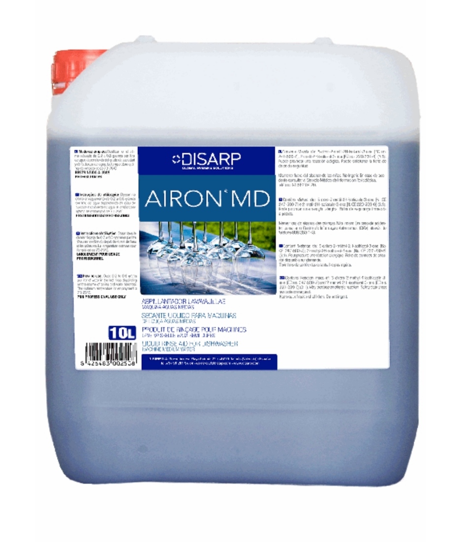 AIRON MD 10L ABRILLANTADOR AGUASDURAS VAJILLA AUTO