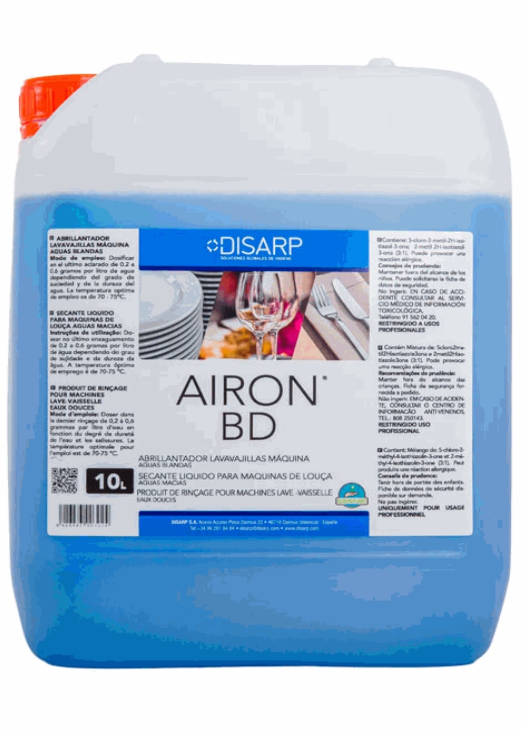 AIRON BD 10L ABRILLANTADOR AGUAS BLANDAS -15HF