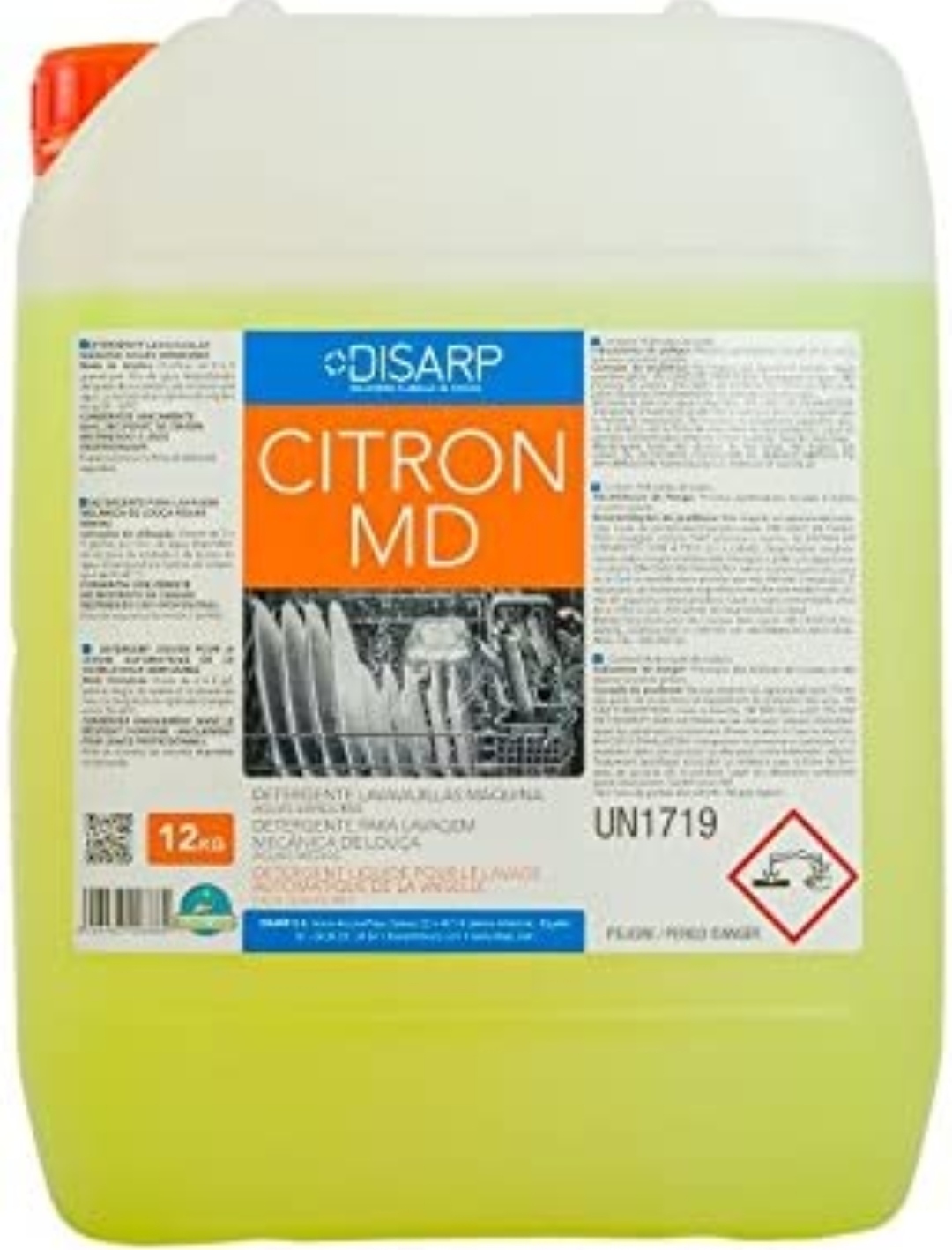 CITRON MD 12KG DETERG.MAQUINA AGUAS SEMIDURAS 30HF