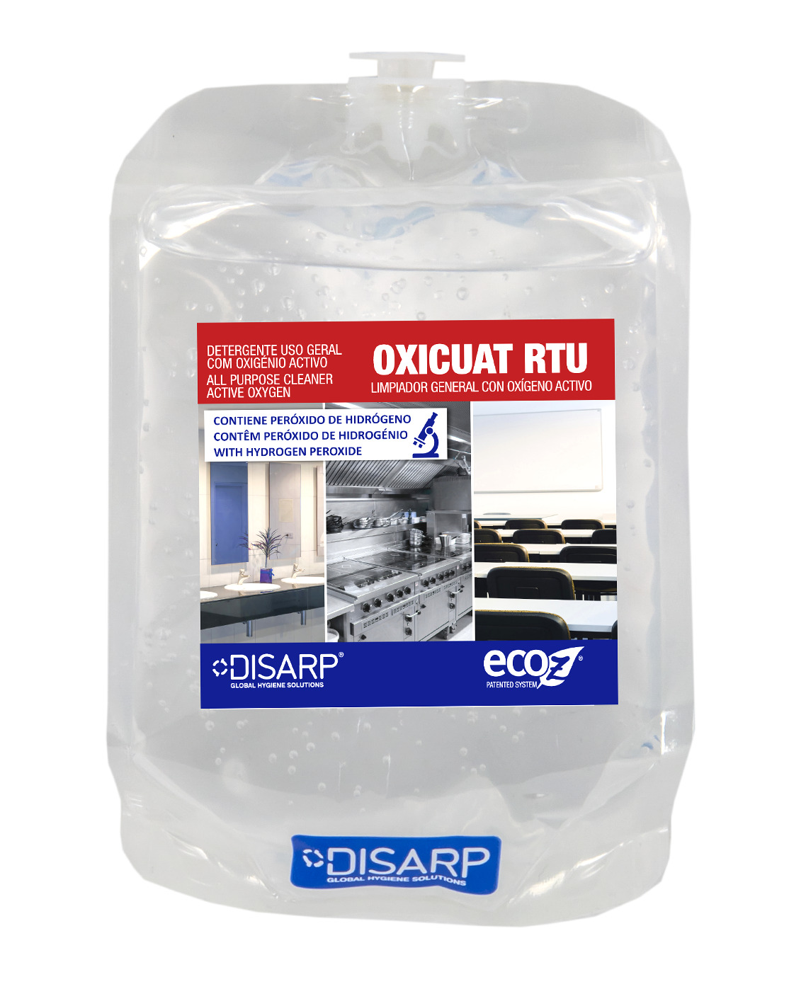 OXICUAT RTU ECO-Z CARGAS 12 X 500CC C/OXIGENO ACTI