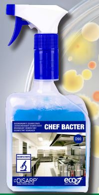 CHEF BACTER ECO-Z CARGAS 12X500CC DESINF.-DESENGR.