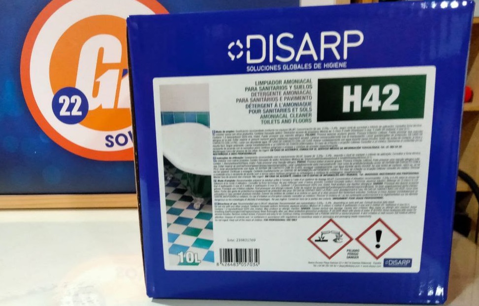 H42 ECO-DISBOX 10L LIMPIADOR AMONIACAL