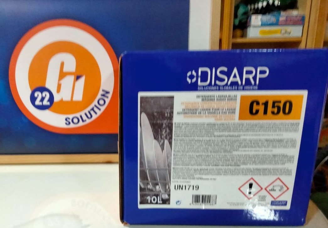 C150 ECO-DISBOX 10L LAVAVAJILLAS AGUAS DURAS