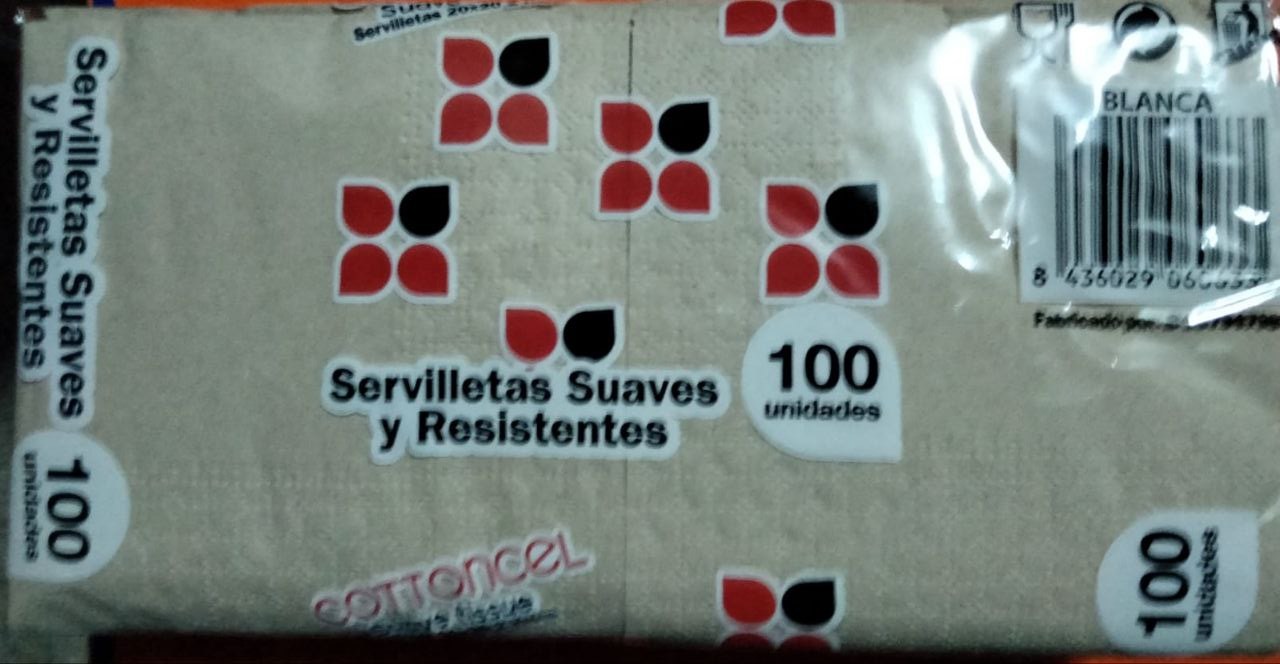 SERVILLETA 20 X20 2C ECONATURAL 6000UN 60PQ/100UN
