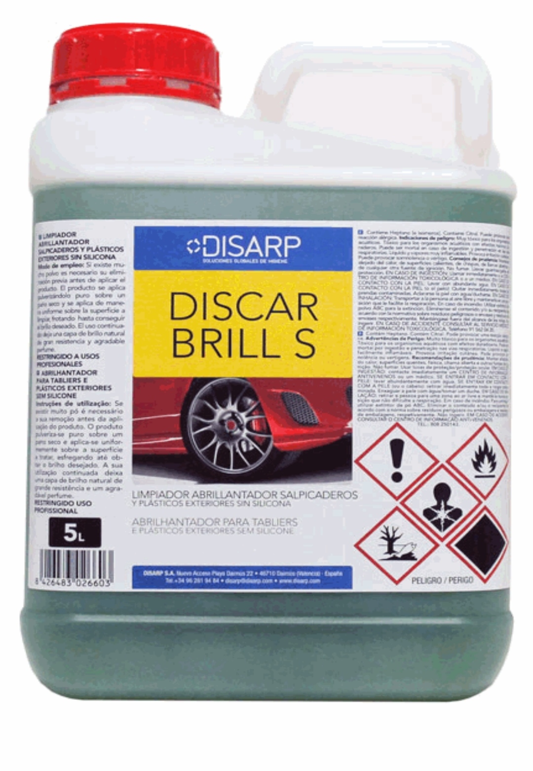 DISCAR BRILL S 5L ABRILLANT.S/SILICONA SALPICADERO