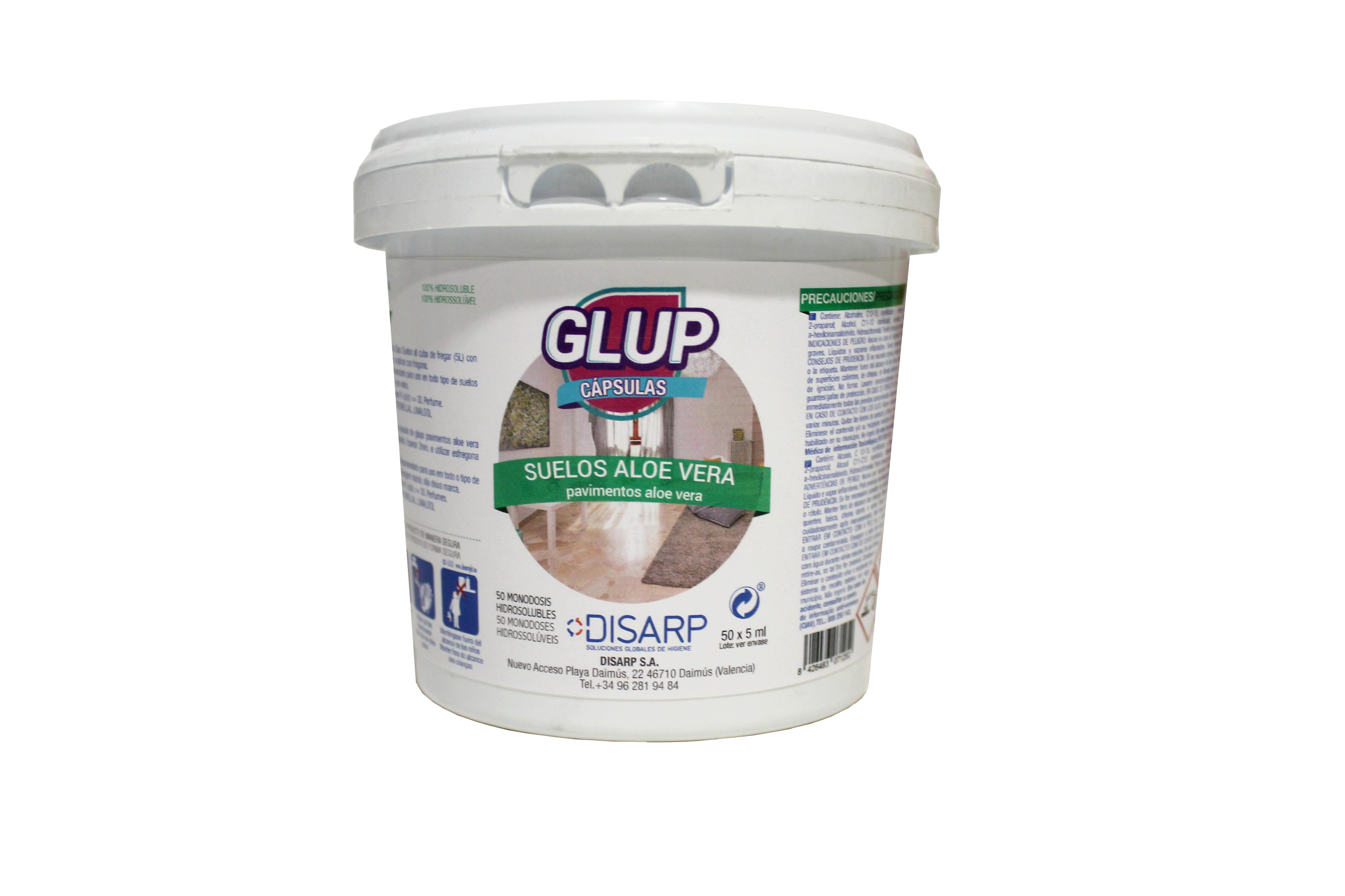 GLUP SUELOS ALOE VERA 50 DOSIS 5ML LIMP.ULTRACONC.