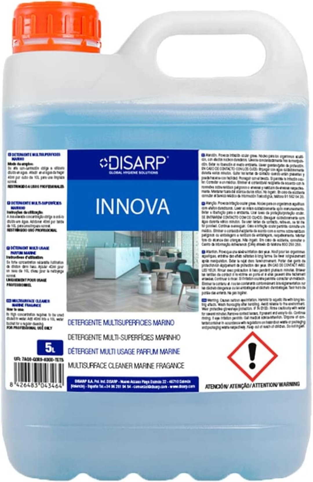 INNOVA 5L DETERGENTE MULTIUSOS MARINO