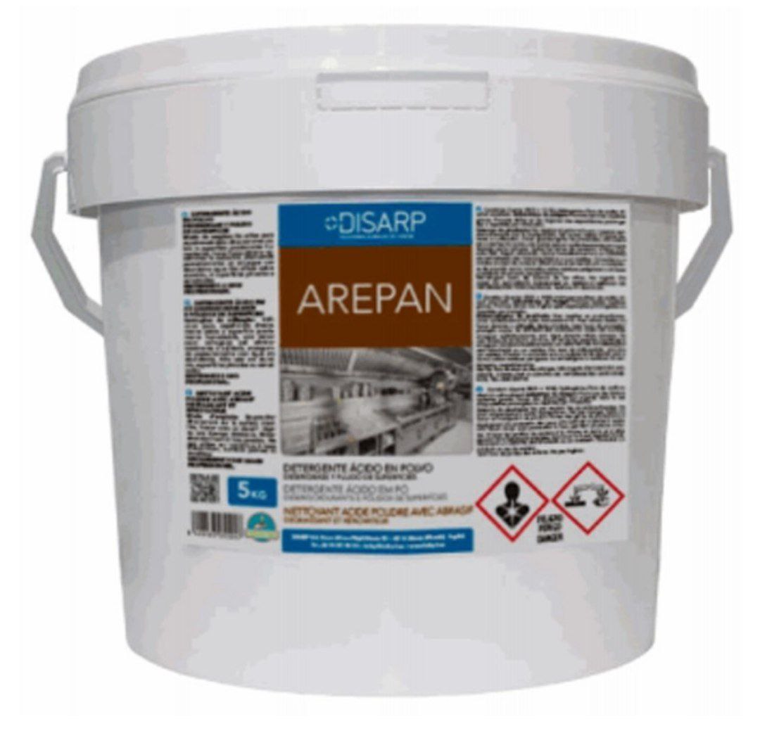 AREPAN 5KG LIMP.DETERG.AC.EN POLVO DESENG.Y PULIDO