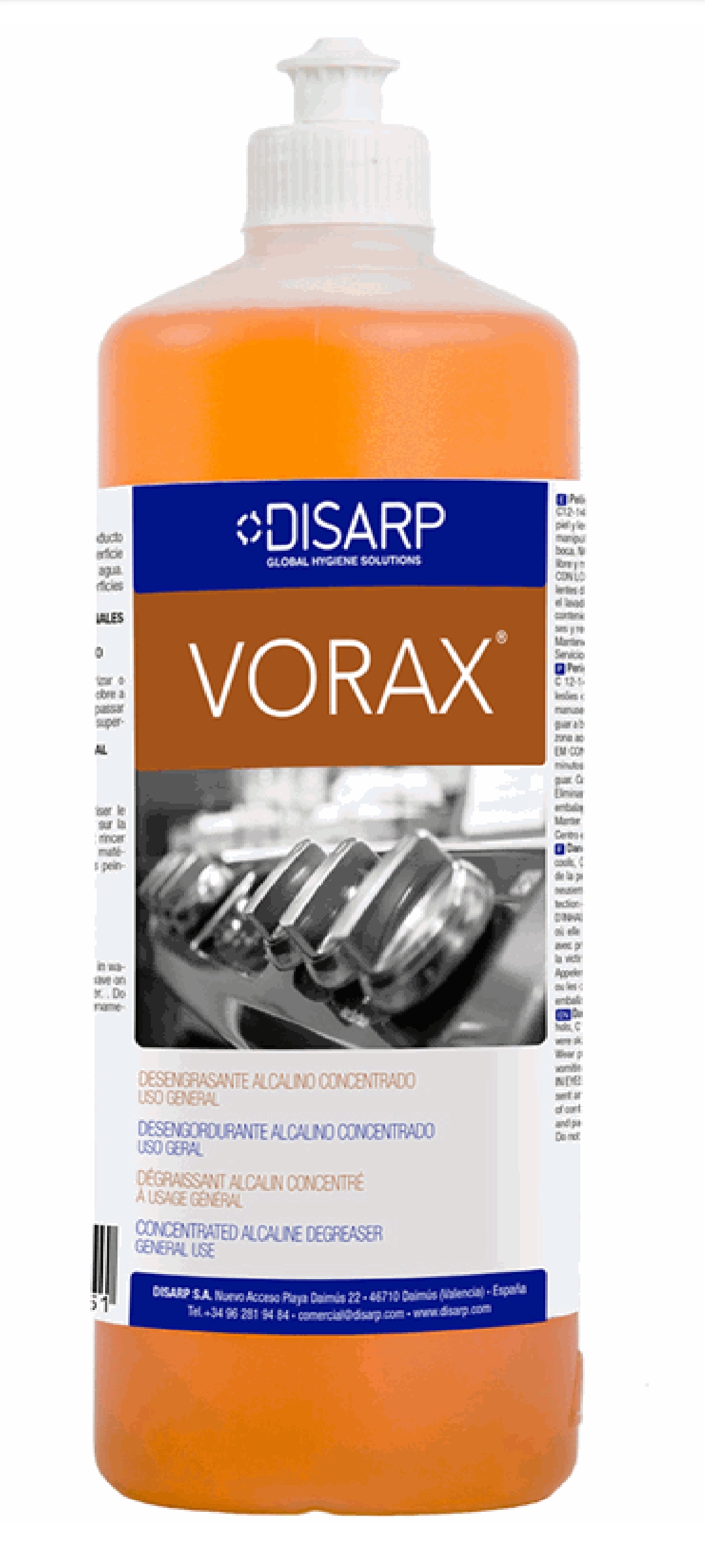 VORAX 1L 9UN/CJ DESENG.GENERAL ALCALINO CONCENTRAD