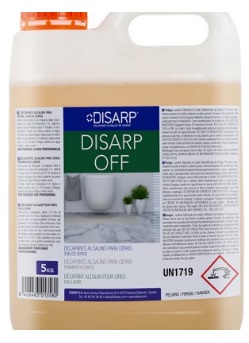 DISARP OFF 5KG DECAPANTE ALCALINO CERAS SUELO DURO