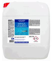 MINUS LIQUIDO 24KG REDUCTOR PH LIQUIDO PROFESIONAL