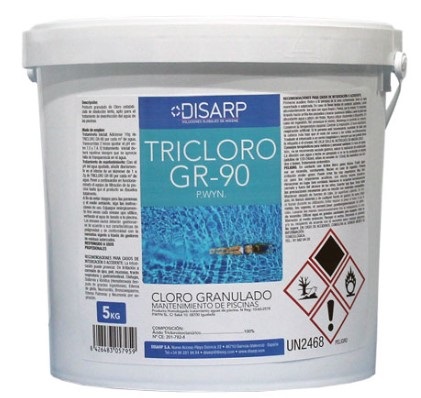TRICLORO GR-90 5KG GRANULADO DISOLUCION LENTA 90%